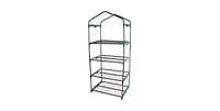 Slickblue Durable 4-Tier Plant Stand Greenhouse with Zippered Pvc Cover