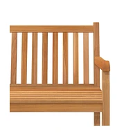 Patio Bench 59.1" Solid Teak Wood