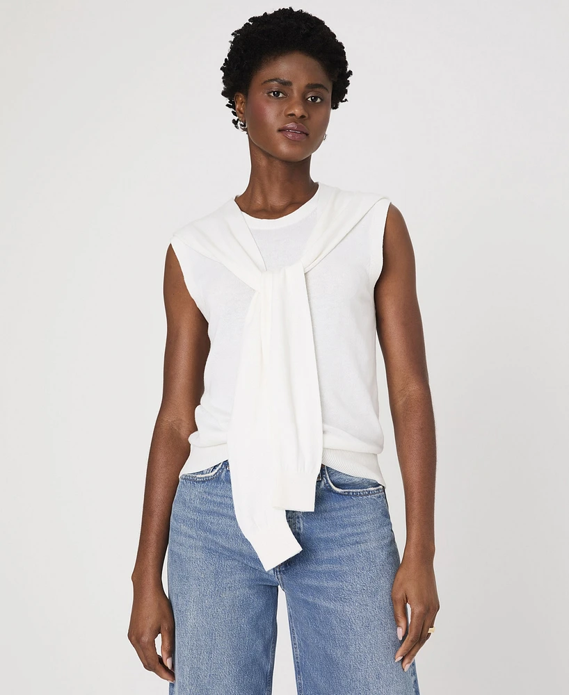 French Connection Women's Tie-Shoulder Sleeveless Sweater