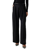 Guess Women's Sancha Wide-Leg Pleated-Waist Pants