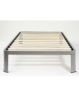 Slickblue Platform Bed Frame with Wood Slats for Mattress Support and Stability