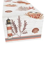 Laural Home Seafood Shack Table Runner