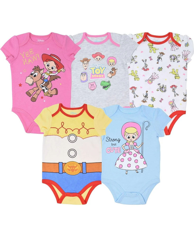 Toy Story Baby Girls Disney The Aristocats 5 Pack Bodysuits