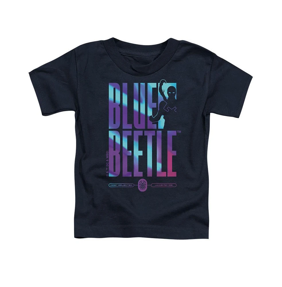 Blue Beetle Toddler Girls Baby-Girls Hero Host Short Sleeve Tee / T-Shirt