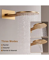 Casainc Thermostatic Rainfall Shower System with Rough in-Valve