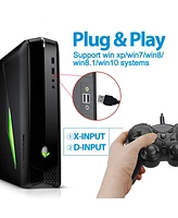 Nbcp Game Controller for Pc PS3,wired PS3 Controller for Windows 7/8 /8.1/10/ Laptop, Tv Box Usb Steam Gamepad joystick Joypad with Dual Vibration fee