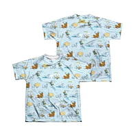 Animaniacs Boys Experiments (Front/Back Print) Short Sleeve Poly Crew Tee / T-Shirt