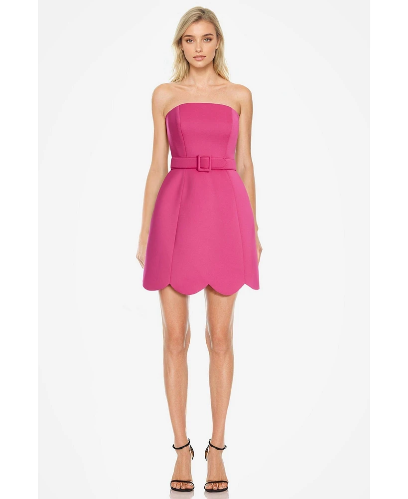 ONE33 Social Women's The Maya | Hot Pink Strapless Mini Dress