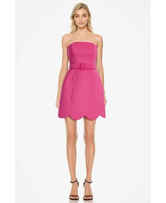 ONE33 Social Women's The Maya | Hot Pink Strapless Mini Dress