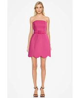 ONE33 Social Women's The Maya | Hot Pink Strapless Mini Dress