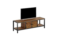 gaomon 58 Inch Tv Stand for Bedroom, Farmhouse Tv Cabinet with Storage, Tv Consoles up to 65 Inch Tv