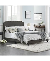 gaomon Full Size Bed Frame with Headboard, Metal Platform Bed Frame