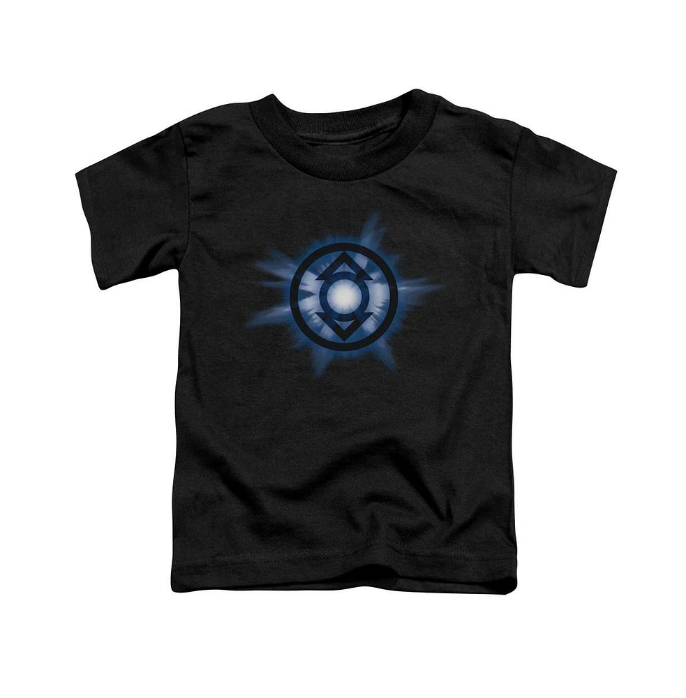 Green Lantern Toddler Girls Baby-Girls Indigo Glow Short Sleeve Tee / T-Shirt