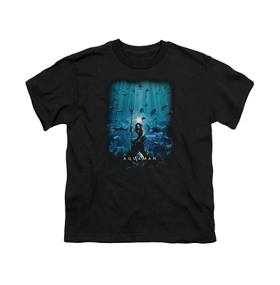 Aquaman Movie Boys Poster Short Sleeve Tee / T-Shirt