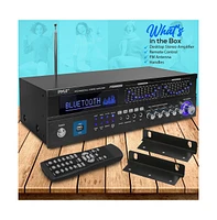 Pyle 6-Channel Bluetooth Home Theater Amplifier