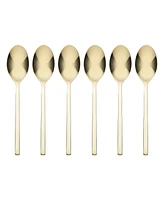 Oneida Allay Champagne Set of 6 Everyday Flatware Teaspoons