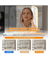 gaomon Bedroom Dresser with Electrical Outlet 4 Drawer Storage Cabinet Dresser