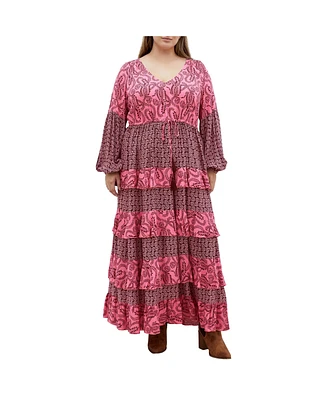 City Chic Plus Dreamweaver Maxi Dress