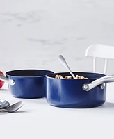 Blue Diamond Ceramic Nonstick 1-qt. and 2-qt. Saucepan Set
