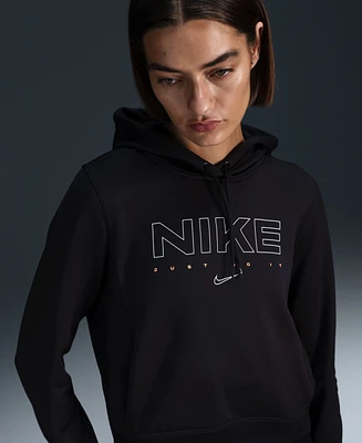 Nike One Women's Therma-Fit Pullover Logo Hoodie