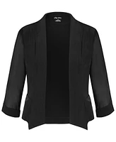 City Chic Plus Cropped Blazer Jacket