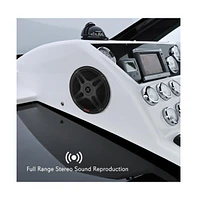 Pyle 6.5" Waterproof Rated Marine Speakers with Wireless Rf Streaming Support (Supplemental Speakers for Model: 'PLMRF65MB')
