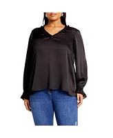 City Chic Plus Maia Top