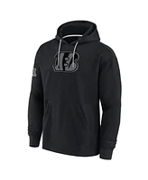 Fanatics Men's Black Cincinnati Bengals Elements Pace Fleece Pullover Hoodie