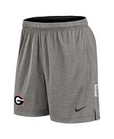 Nike Men's Black/Heather Gray Georgia Bulldogs Player Reversible Shorts