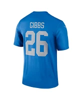 Nike Men's Jahmyr Gibbs Blue Detroit Lions Alternate Legend Player Performance Top