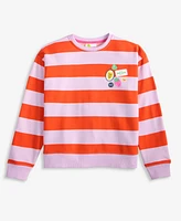 Epic Threads Little & Big Girls Striped Patch Sweatshirt, Exclusively at Macy's