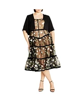 City Chic Plus Splendour Jacket