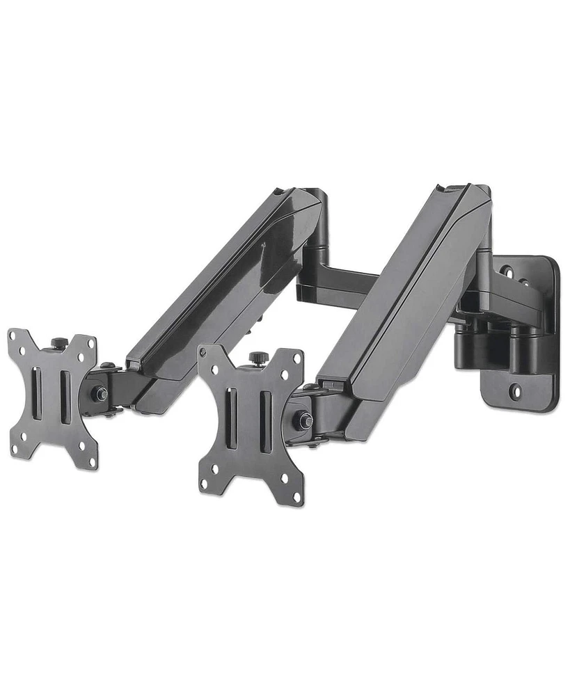 Manhattan Universal Gas Spring Dual Monitor Wall Mount, 461627