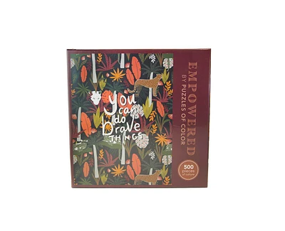 Puzzles of Color You Can Do Brave Things by Orris Eddu - 500 Piece Puzzle