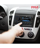 Pyle Double Din Bluetooth MP3 Stereo Receiver with Usb, Aux, Am/Fm Radio, 300W