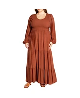 City Chic Plus Jayden Maxi Dress