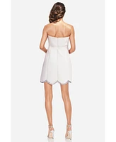 ONE33 Social Women's The Abigail | White Strapless Mini Cocktail Dress