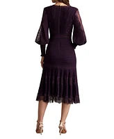 Tadashi Shoji Nyssa Bishop Sleeve Dress