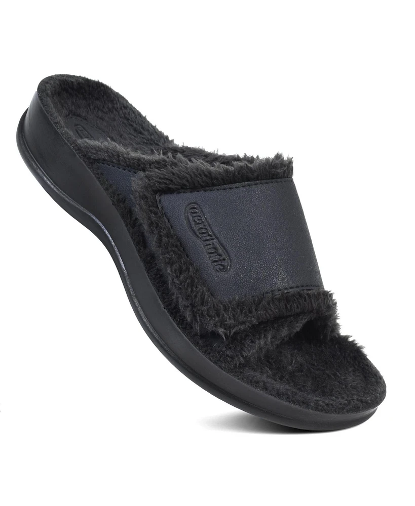 Aerothotic - Hadley Cozy Faux Fur Slipper