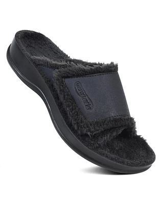 Aerothotic - Hadley Cozy Faux Fur Slipper