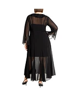 City Chic Plus Vamp Maxi Dress