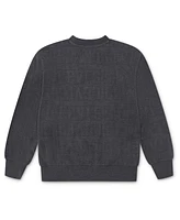 Levi's Big Boys Branded Jacquard Crewneck Sweatshirt