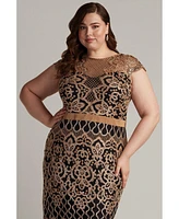 Tadashi Shoji Miranda Sequin Embroidered Dress