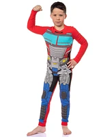 Transformers Boys' Optimus Prime Costume Character Kids Sleep Pajama Set