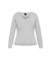 City Chic Plus Annie V Top