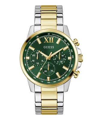 Guess Men's Multi-Function Two-Tone Stainless Steel Watch, 44mm