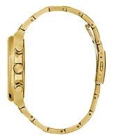 Guess Men's Multi-Function Gold Tone Steel Watch, 44mm