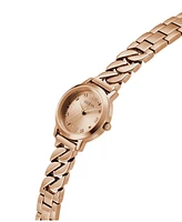 Guess Women's Analog Rose Gold Tone Steel Watch, 25mm