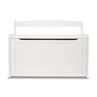 Wooden Toy Chest - White