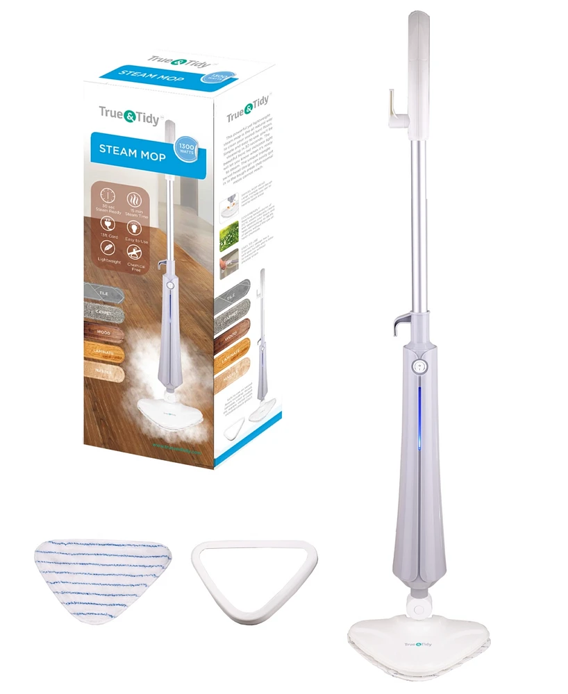 True & Tidy Stm-300 1300W Steam Mop with Carpet Glider